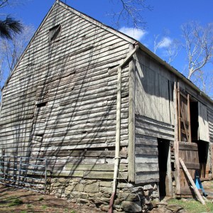 Guilford threshing barn - before